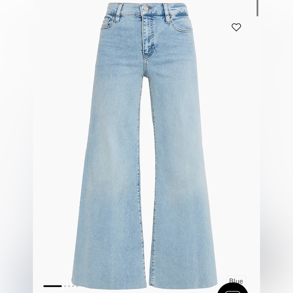 Frame Le Palazzo Crop Mid-Rise Wide-Leg Jeans - Picture 4 of 5